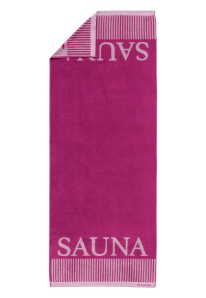 Serviette de sauna 75 x 200 fuchsia  SCHIESSER Home