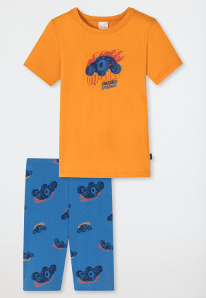 Pyjama court Monstertruck orange - Boys World