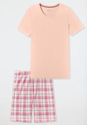 Schlafanzug kurz peach whip - Comfort Essentials