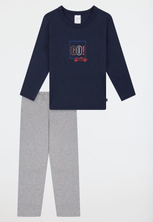 Pyjama long voiture bleu foncé - Kids Nightwear