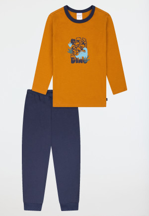 Pyjama long poignet dino curry - Kids Nightwear