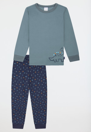 Pyjama long interlock poignet dino minéral - Boys World
