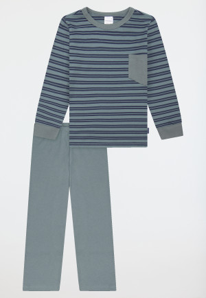 Pyjama long rayures minérales - Kids Nightwear