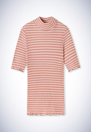 Short-sleeved shirt apricot - Revival Helena
