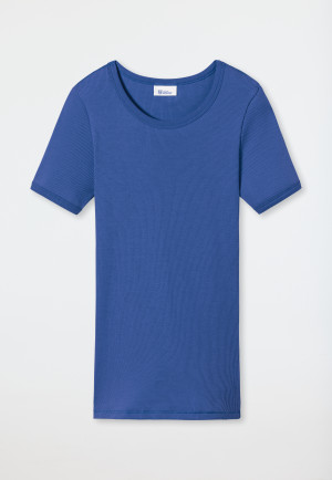 Tee-shirt manches courtes bleu atlantique - Revival Greta
