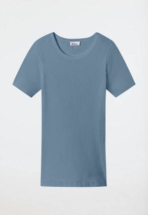 Tee-shirt à manches courtes bleu atlantique - Revival Greta