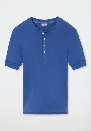 Shirt short-sleeved atlantic blue - Revival Karl-Heinz
