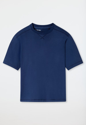 Shirt kurzarm Heavy Single Jersey oversized navy - Mix+Relax