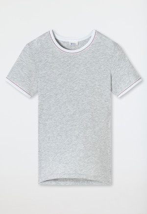 Shirt kurzarm hellgrau-meliert - Revival Lorenz