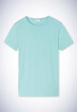 Maglia a maniche corte color verde menta - Revival Carla