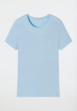 Maglia a maniche corte in modal in tonalità air - Mix+Relax