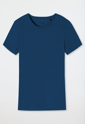 Shirt kurzarm Modal navy - Mix+Relax