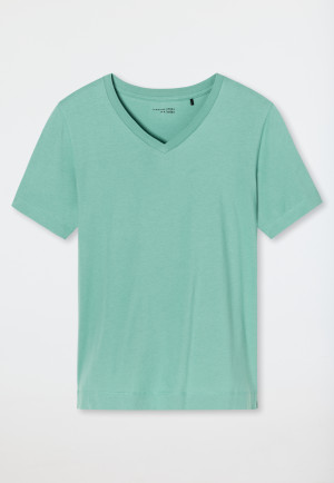 Shirt short-sleeved V-neck mineral - Mix & Relax
