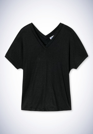 Shirt kurzarm schwarz - Revival Lisa