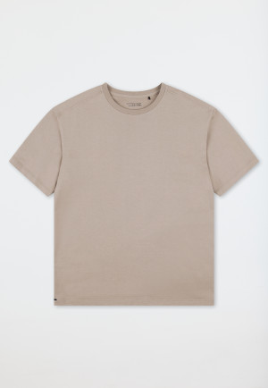 Shirt kurzarm Sweat-Qualität clay - Mix+Relax
