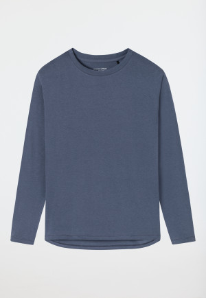 Shirt langarm blau - Mix+Relax