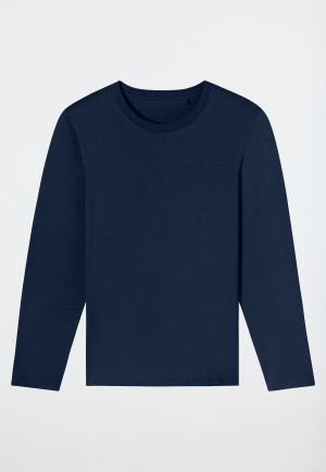 Tee-shirt à manches longues bleu foncé - Mix+Relax