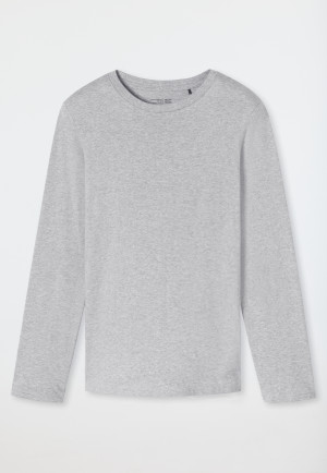 Shirt langarm grau-meliert - Mix+Relax