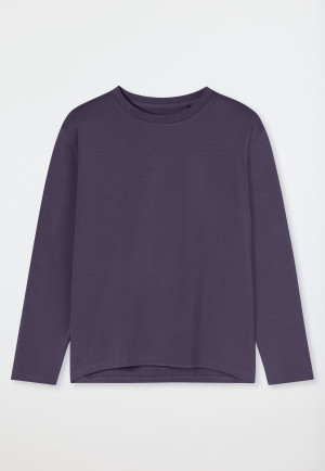 Shirt langarm rundhals indigo - Mix+Relax