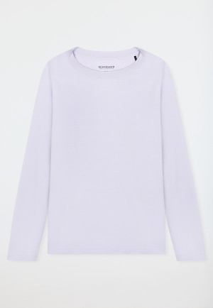 Shirt langarm rundhals veilchen - Mix+Relax