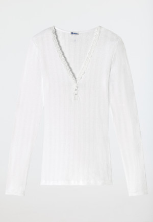 Tee-shirt manches longues blanc - Revival Agathe