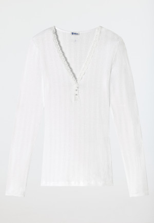 Tee-shirt manches longues blanc - Revival Agathe