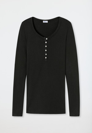 Shirt langarm schwarz - Revival Berta