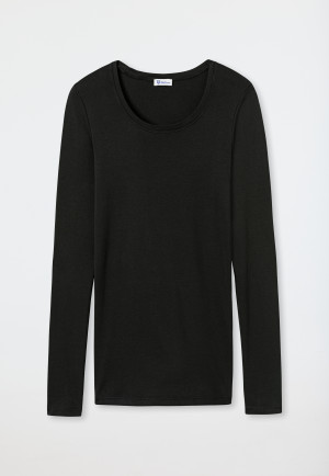 Shirt langarm schwarz - Revival Berta