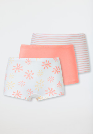 Lot de 3 shorts rayures soleil multicolores - 95/5