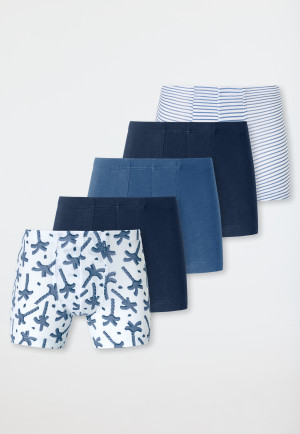 Lot de 5 shorts en coton bio multicolore - 95/5
