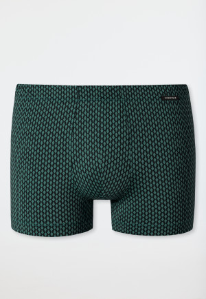 Shorts grafisch gemustert dunkelgrün/dunkelblau - Fashion Daywear
