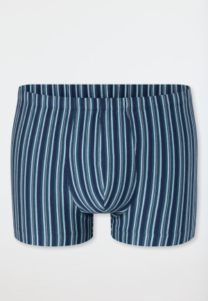 Shorts bleu marine rayés - 95/5