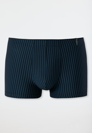 Boxer rayé bleu marine-noir - Long Life Soft