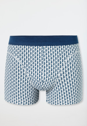 Shorts Coton Bio imprimé argent - Comfort Fit