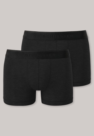 Shorts 2er-Pack schwarz - Personal Fit