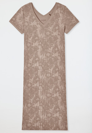 Sleepshirt short sleeve V-neck clay - selected! premium inspiration