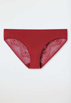 Panty microfiber lace burgundy - Invisible Lace