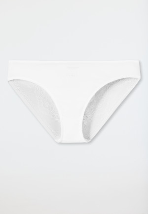 Panties microfiber lace white - Invisible Lace