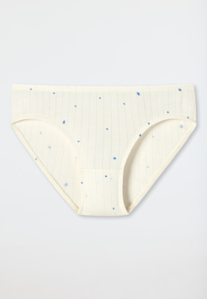 Panties Tencel Organic Cotton soft waistband shiny yarn stars off-white - Original Classics