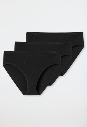 Culotte noire par lot de trois - Essentials