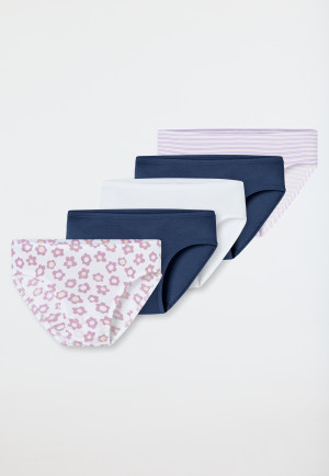 Slips 5er-Pack Organic Cotton mehrfarbig - 95/5