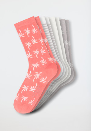 Socks 5-pack multi-colored patterned - Bluebird