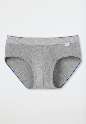Slip de sport en tissu côtelé gris moucheté - "Revival Ludwig"