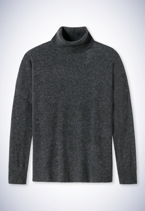 Pullover lavorato a maglia grigio scuro screziato: Revival Laura