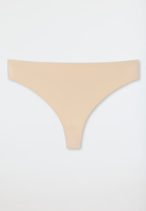 Perizoma in microfibra, color sabbia - Invisible Soft