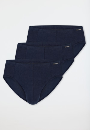 super mini briefs 3-pack dark blue - Essentials