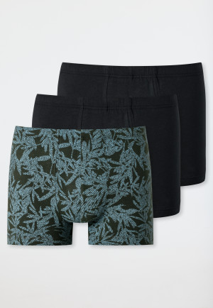 Supermini 3er-Pack Organic Cotton uni/gemustert mehrfarbig - 95/5