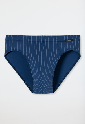 Supermini Micro-Qualität Nadelstreifen navy/creme - Pure Micro