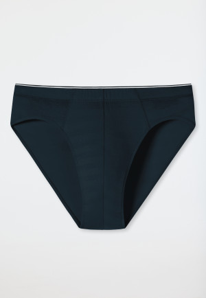 Slip supermini coton bio bleu foncé - 95/5