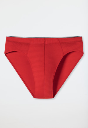 Slip supermini coton bio rouge - 95/5